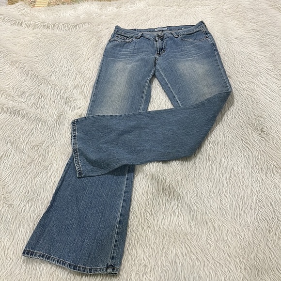 Vintage American eagle outfitters women’s hipster boot cut denim jeans 6… - Picture 4 of 10